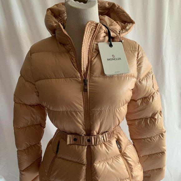 Moncler Womens Rhin Jacket Down Puffer Belted NWT - Picture 1 of 9